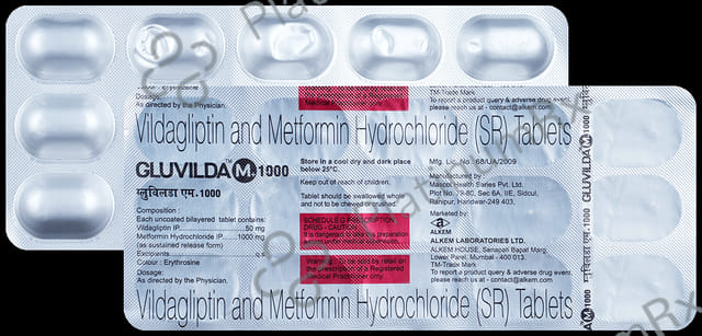 Gluvilda M 1000/50mg Tablet 15s