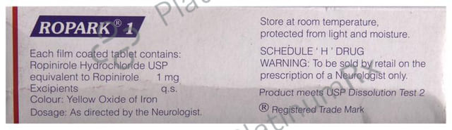Ropark 1mg Tablet 10s
