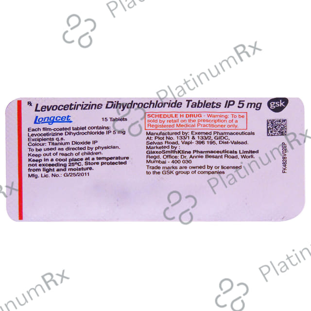 Longcet 5mg Tablet 15s