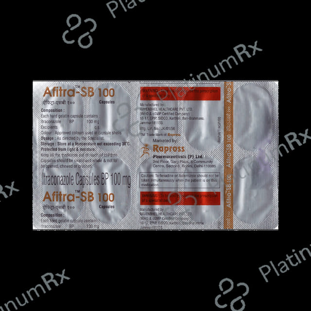 Afitra 100mg Capsule 4s
