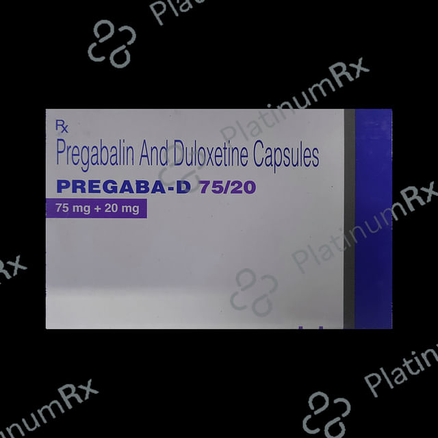Pregaba D 75/20mg Capsule DR 10s