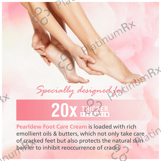 Pearldew Foot Care Cream (60gm Each) 4 Tubes