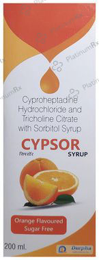 Cypsor Syrup Orange Sugar Free