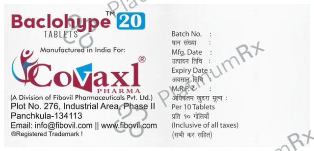 Baclohype 20 Tablet