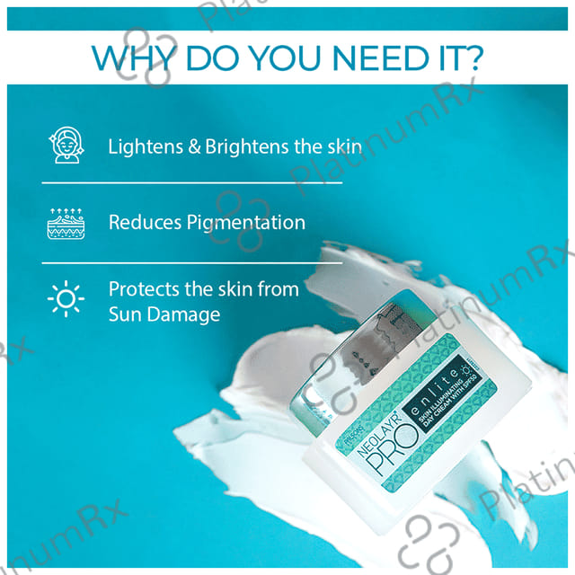 Neolayr Pro Enlite Skin Illuminating SPF 50 Day Cream 40gm