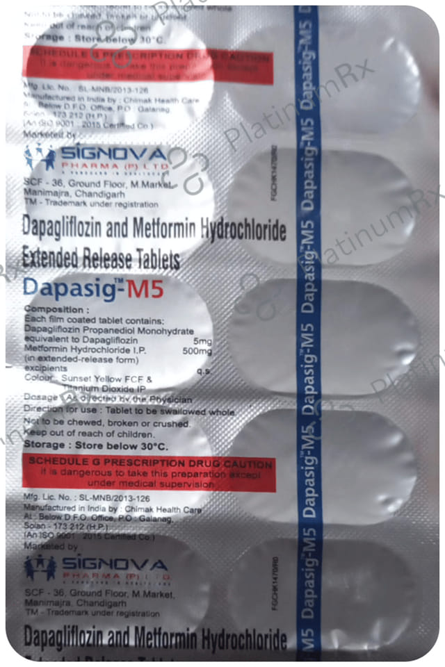 Dapasig M 5mg Tablet ER 10s