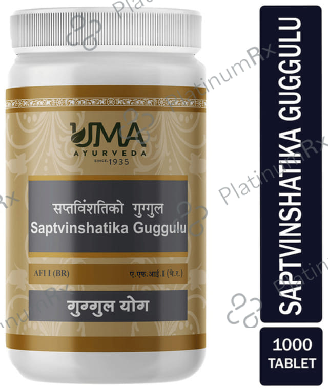 Uma Ayurveda Saptvinshtiko Guggul Tablet 1000 tablets