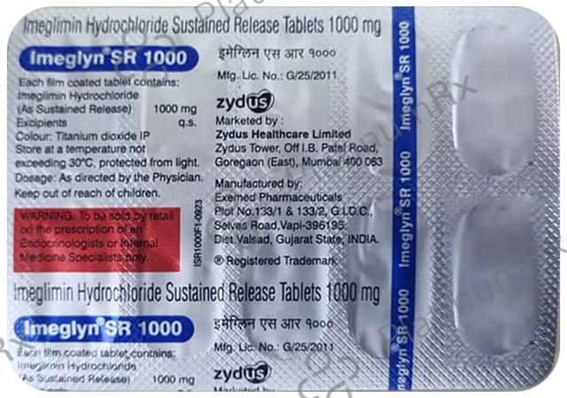 Imeglyn 1000mg Tablet SR 10s