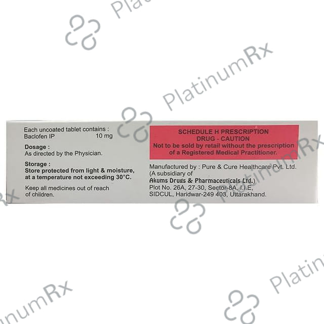 Bacrite 10mg Tablet 10s