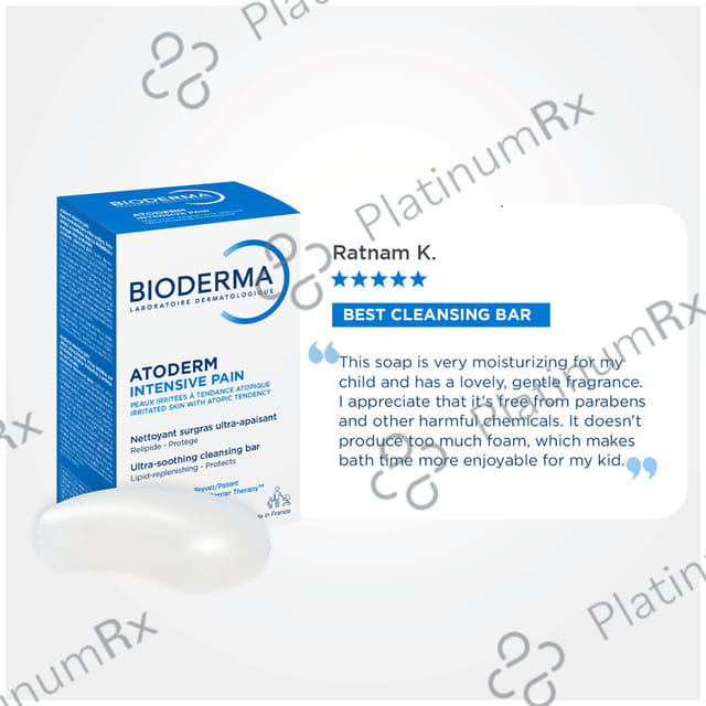 Bioderma Atoderm Intensive Pain Ultra-Soothing Cleansing Bar