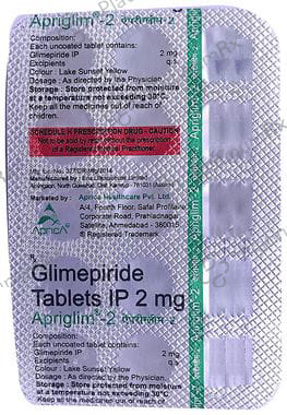 Apriglim 2 Tablet 15s