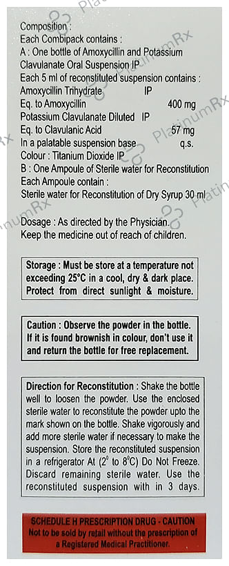 Proteclav Dds 457 Oral Suspension