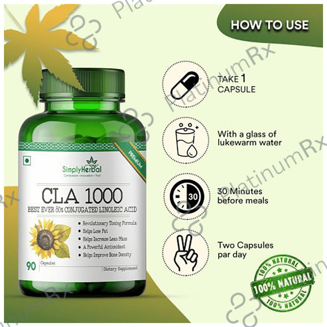 Simply Herbal CLA 1000 Capsule