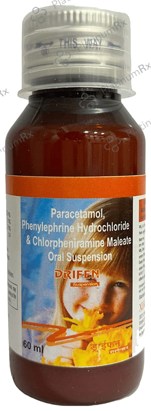 Drifen 2/250/5mg Oral Suspension 60ml