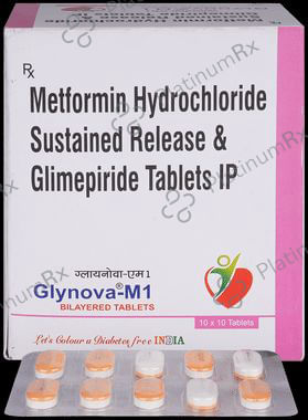 Glynova M1/500mg Tablet Tablet SR 10s