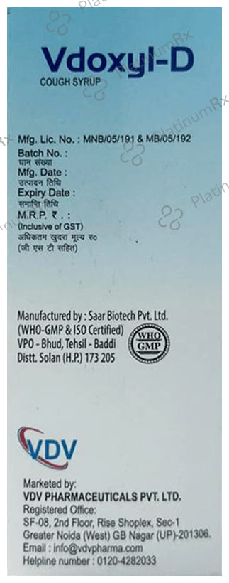 Vdoxyl-D Syrup