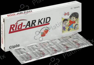 Rid-AR Kid 2.5mg/4mg Tablet DT Strawberry