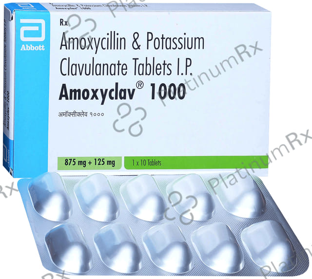 Amoxyclav 875/125mg Tablet 10s