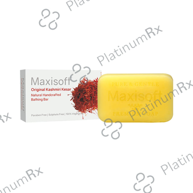 Maxisoft Original Kashmiri Kesar Bathing Bar (75gm Each) 1 units