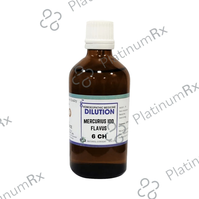 LDD Bioscience Mercurius Iod Flavus Dilution 6 CH 100 ml