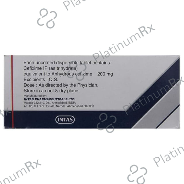 Ceftas 200mg Tablet 10s