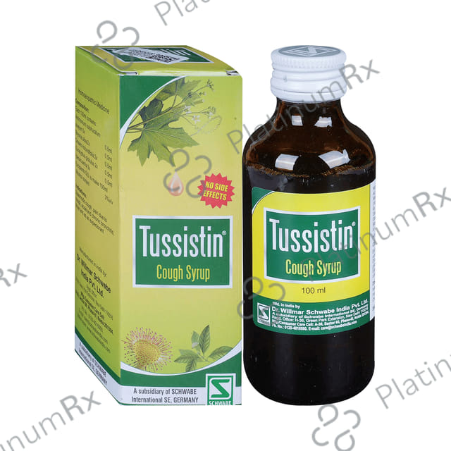 Dr Willmar Schwabe India Tussistin Syrup
