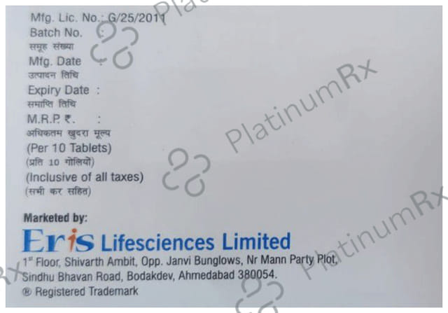 Glura E 10/100mg Tablet 10s