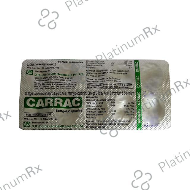 Carrac Soft Gelatin Capsule
