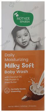 Mother Sparsh Daily Moisturizing Milky Soft Baby Wash 400 Body Wash
