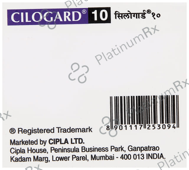 Cilogard 10mg Tablet 10s