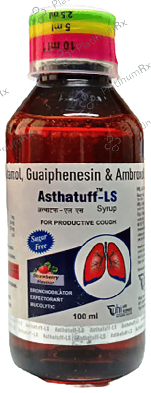 Asthatuff-LS Syrup Strawberry Sugar Free
