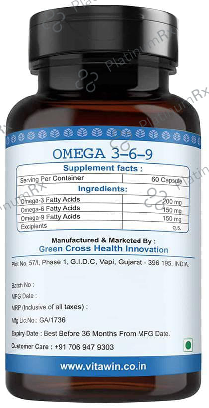 Vitawin Omega 3-6-9 Capsule