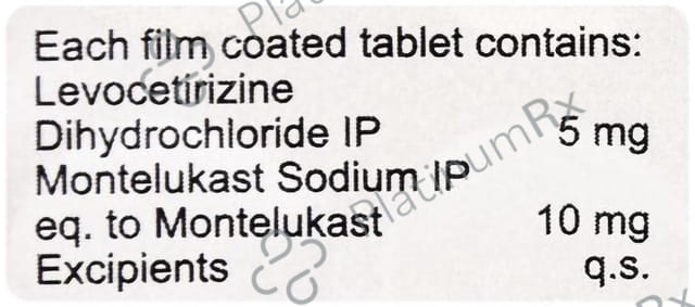 Leriz M 5mg/10mg Tablet