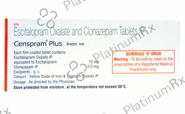 Censpram Plus 0.5/10mg Tablet 10s
