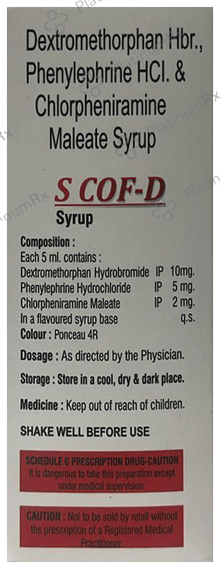 S Cof D Syrup
