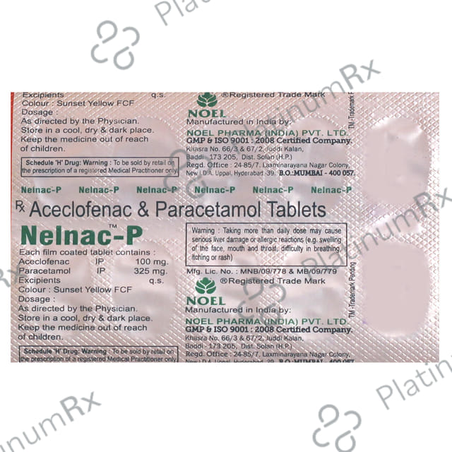 Nelnac P 100/500mg Tablet 10s