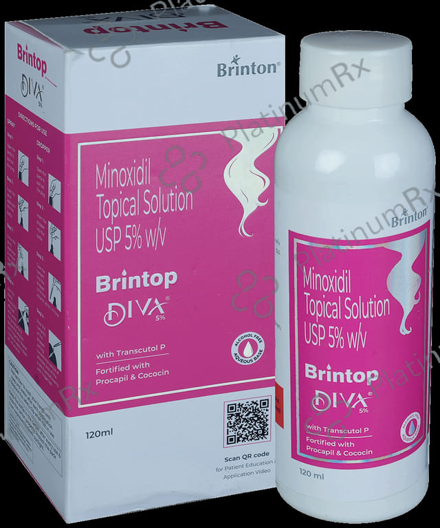 Brintop Diva 5% Topical Solution 120ml