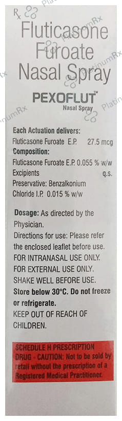 Pexoflut 27.5mcg Nasal Spray