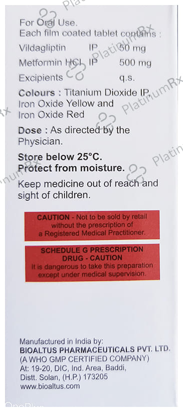 Vilspire M 50/500mg Tablet 15s