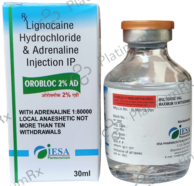 Orobloc AD 0.0125/25mg Injection 30ml
