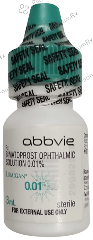 Lumigan 0.01% Opthalmic Solution 3ml