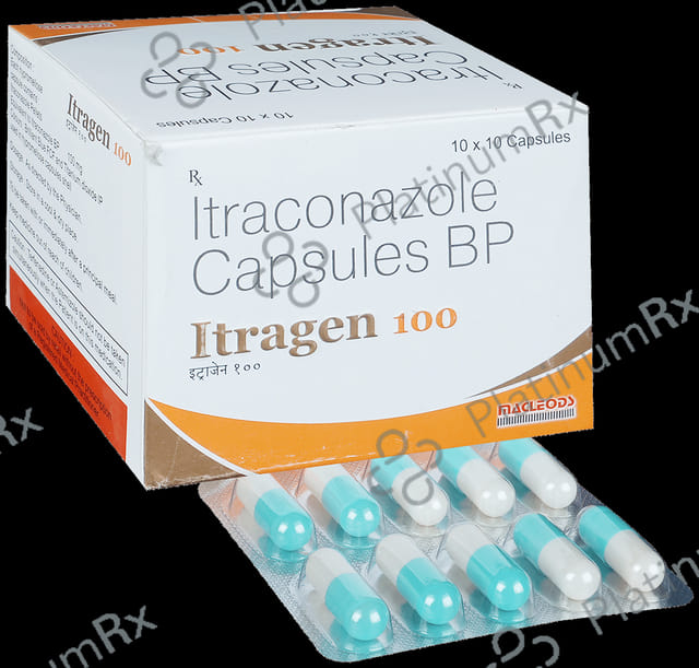 Itragen 100mg Capsule 10s