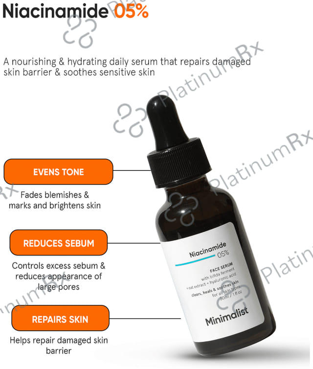 Minimalist 05% Niacinamide Face Serum 30ml