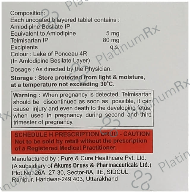 Auroamtel 5/80mg Tablet 10s
