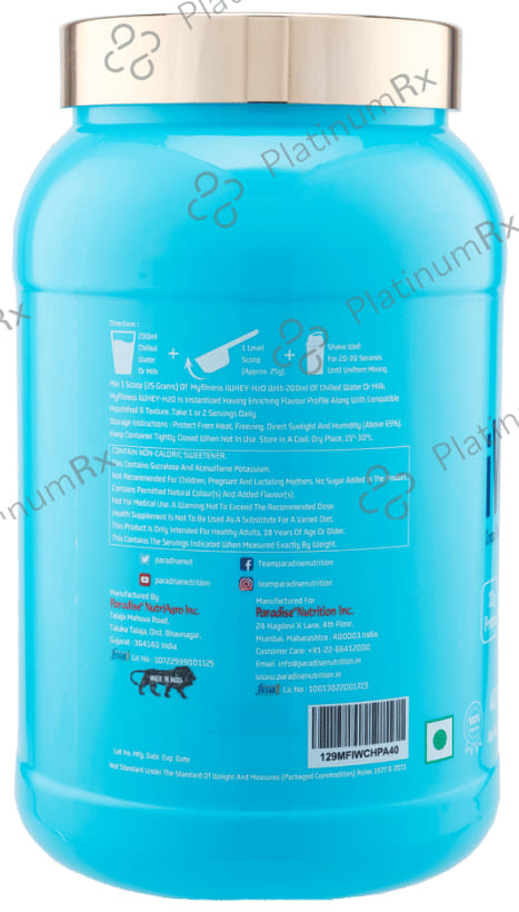 Myfitness iWhey - H2O Powder Chocolate Paradise 1 kg