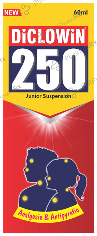 Diclowin 250mg Junior Oral Suspension 60ml