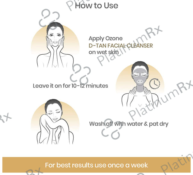 Ozone D-Tan Facial Cleanser 500 gm