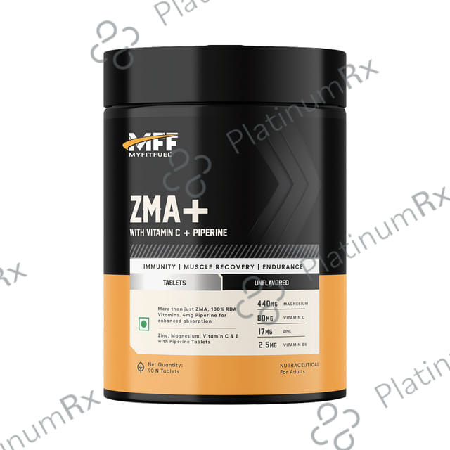 MyFitFuel ZMA+ with Vitamin C & Piperine Tablet 90 tablets