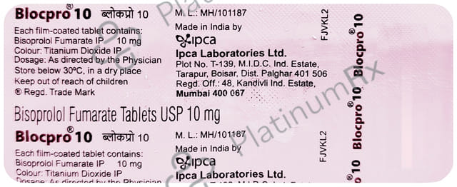 Blocpro 10mg Tablet 10s