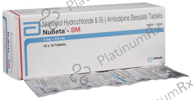 Nubeta SM 2.5/5mg Tablet 10s